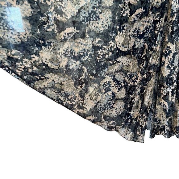 Club Monaco Palazzo Pants Jessyn Women Sz 4  Wide Leg Flowy Printed - Picture 6 of 13